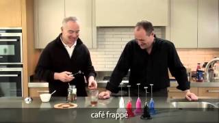 How to make a frappé coffee using an aerolatte milk frother [upl. by Longawa]