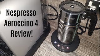 Nespresso Aeroccino 4 Milk Frother Review  Worth upgrading from the Aeroccino 3 [upl. by Finnigan]