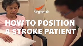 How To Position A Stroke Patient [upl. by Akimihs]