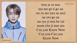 NCT U  Know Now Easy Lyrics [upl. by Kolnos]