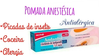 Resenha PomadaAndantol Gel [upl. by Flight]