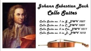 Johann Sebastian Bach  Cello suites in 432 Hz great for reading or studying [upl. by Etteyafal]