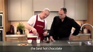 How to make a hot chocolate using an aerolatte milk frother [upl. by Hayyim]