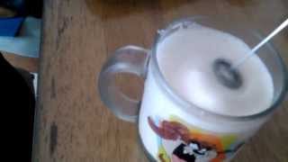 Aerolatte Review Frothing Cold Milk In Under 1 Minute [upl. by Okia]